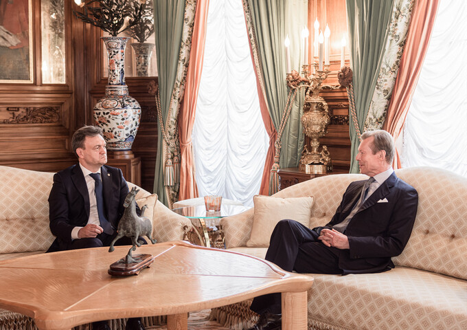 Audience de S.E.M. Dorin Recean, Premier ministre de la République de Moldavie