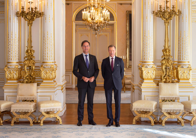 Audience pour S.E.M. Mark Rutte, Premier ministre du Royaume des Pays-Bas