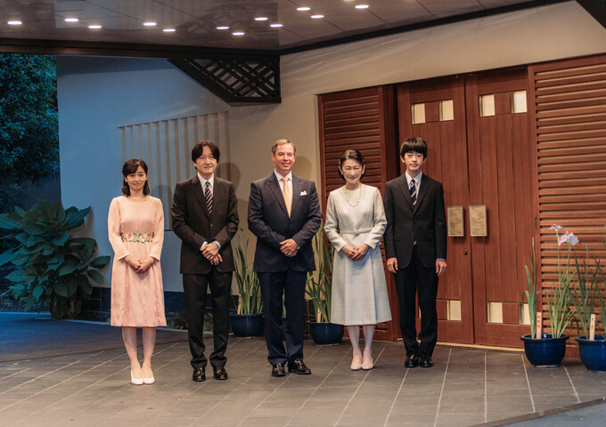 Mission économique au Japon - Dîner avec LL.AA.II le Prince Héritier et la Princesse Héritière Akishino