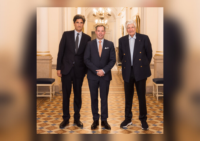 Audience de Maurice Lévy, co-fondateur du salon parisien "VivaTech"