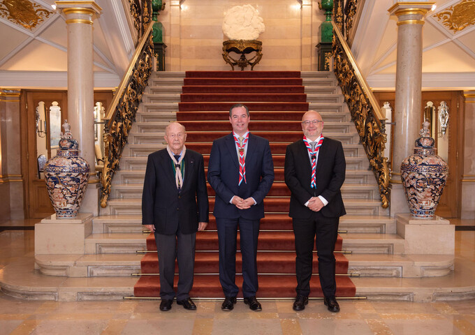 Scoutisme : Audience de MM. Jos Loos et Marc Weis