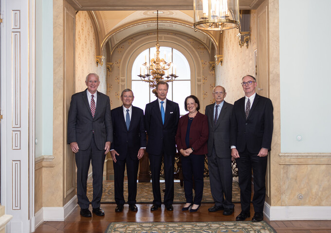 Audience d'une délégation de la Cour suprême des États-Unis