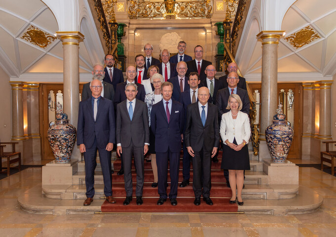 Audience pour la délégation de la réunion des juridictions constitutionnelles germanophones