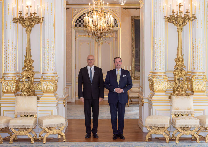 Audience pour Son Excellence Monsieur Alain Berset, Secrétaire général du Conseil de l'Europe