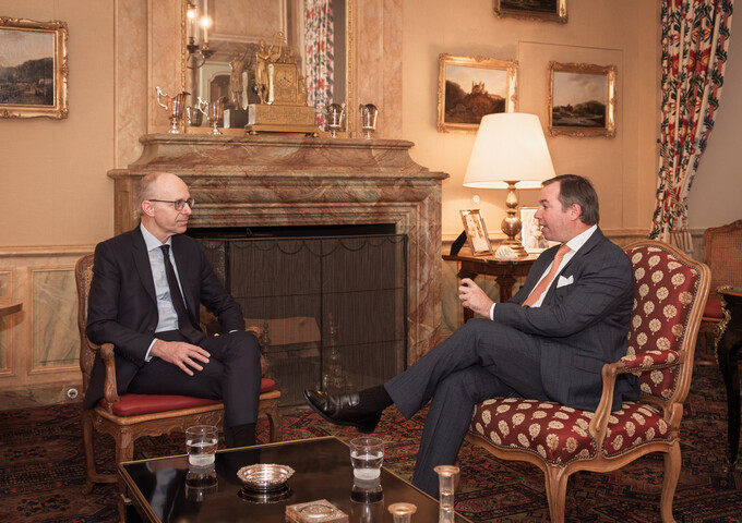 Le Premier ministre M. Luc Frieden reçu en colloque singulier