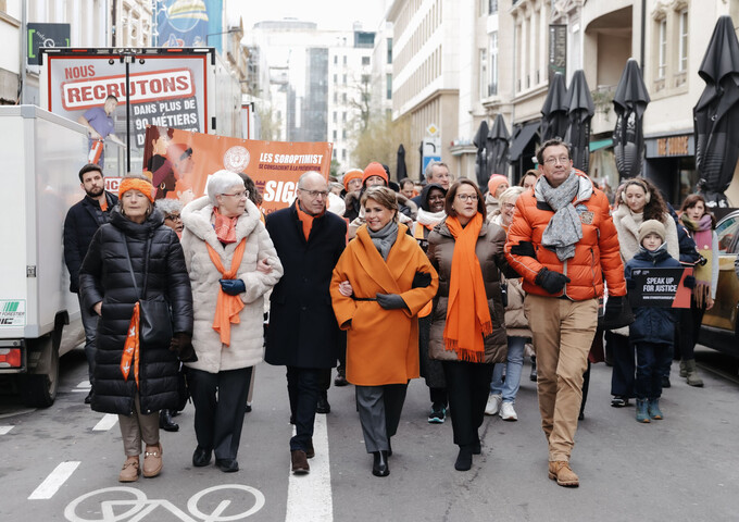 Marche solidaire du CNFL Orange Week 2024