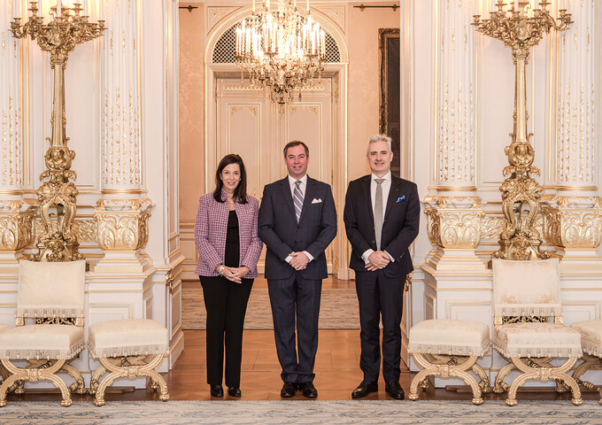 Audience d'une délégation du cabinet de conseil et d'audit Ernst & Young (EY)