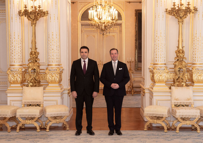 Audience pour S.E.M. Alen Simonian, Président de l’Assemblée nationale d’Arménie