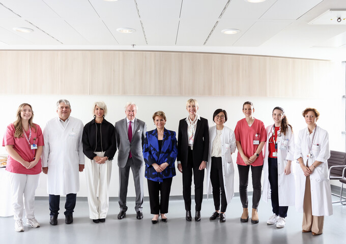 Visite du Service Oncologie Pédiatrique au CHL - Kannerklinik