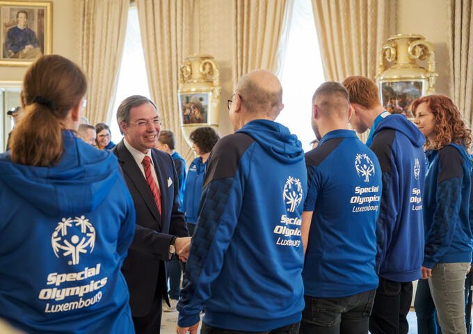 Réception pour les athlètes Special Olympics Luxembourg ayant participé aux Jeux mondiaux d’Hiver de Turin 2025