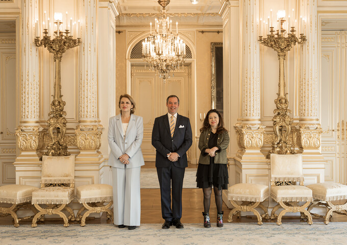 Audience de l'Ombudsman Claudia Monti et sa successeure, Claudine Konsbruck