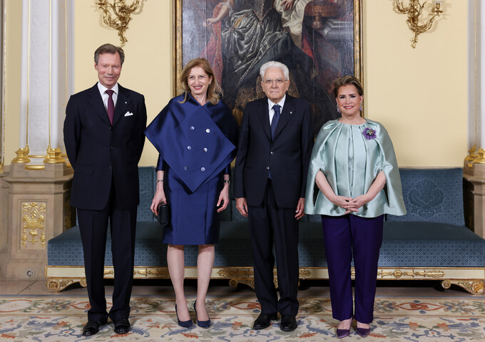 Visite officielle de la République Italienne au Luxembourg - Première journée