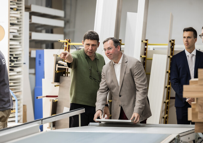 Visite de l'atelier "Norbert Brakonier"