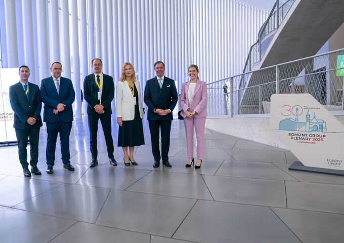 Cérémonie de bienvenue de la session plénière du Groupe Egmont