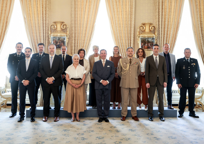 Le Grand-Duc remet les décorations dans l’Ordre civil et militaire d’Adolphe de Nassau